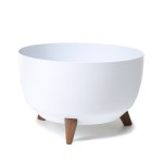 Doniczka Misa Roma 240 biała Lamela 24cm