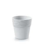 Doniczka Furu Round biała DFA175 17,8cm Prosperplast