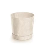 Doniczka TUBO P BETON EFFECT kremowy DPOP150E-CY700 Prosperplast