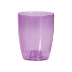Doniczka Coubi fioletowy transparentny DUOW130P-CPRB  Prosperplast
