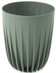 Doniczka Mira fi 190 szaro zielona recycled Lamela 19cm