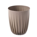 Doniczka Mira fi 300 latte coffee Lamela 30cm