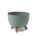 Doniczka Misa Roma 240 szarozielona Lamela 24cm