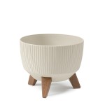 Doniczka Misa Roma Jumper 290 kremowa Lamela 29cm recycled