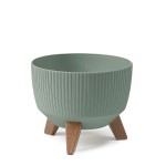 Doniczka Misa Roma Jumper 240 Szarozielona Lamela 24cm recycled