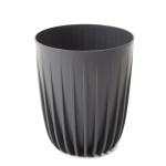 Doniczka z wkładem Mira 145 antracytowa recycled Lamela 14,5cm 