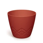 Doniczka ARECO 180 DARE180 czerwona retro Prosperplast