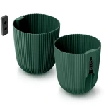 Doniczka wisząca Milly Wall zielona pinia DMIW150 Prosperplast 1sztuka