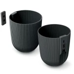 Doniczka wisząca Milly Wall węgiel DMIW150 Prosperplast 1sztuka