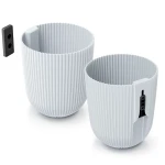 Doniczka wisząca Milly Wall biała DMIW150 Prosperplast 1sztuka