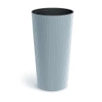 Doniczka z wkładem Lamia Slim jasna szara DLAS200 Prosperplast