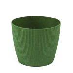 Doniczka osłonka Magnolia jumper 22cm recycled zielona Lamela