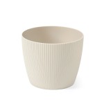 Doniczka osłonka Magnolia jumper 13,5cm recycled beżowa Lamela