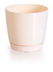 Doniczka Coubi krem DUOP210 Prosperplast 21cm