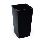 Doniczka kwadratowa Finezja 190x190 czarny Lamela