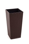 Doniczka Finezja 400x400 rattan mokka Lamela LA575-83