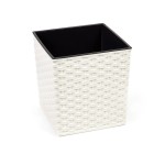 Doniczka Juka 190x190 rattan kremowy Lamela 19cm
